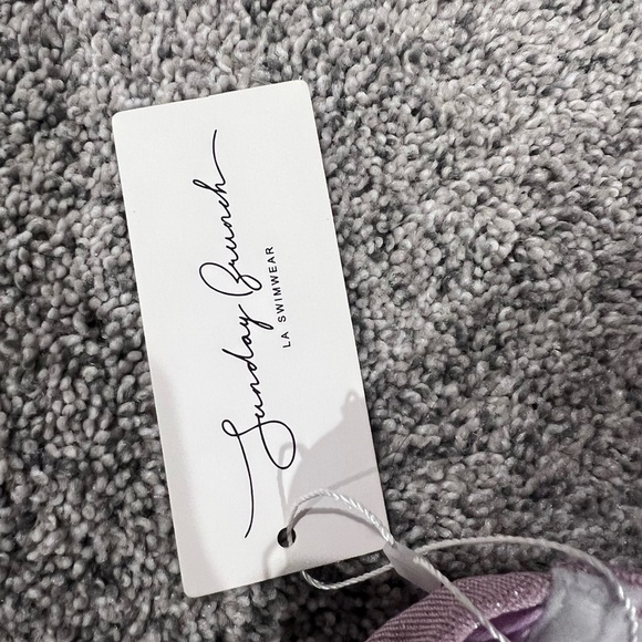 NWT! Sunday Brunch 2 Piece Bikini Shimmer Padded Underwired Pink Swimsuit Small - Picture 9 of 10